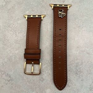 Coach Leather Apple Watch Band 41mm